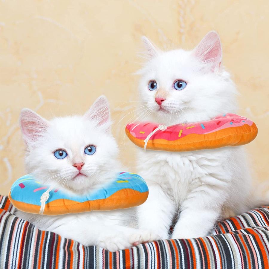 Coume 3 Pcs Cat Recovery Collar Cute Cat Donut Collar Soft Adjustable Wound｜dep-good-choice｜07