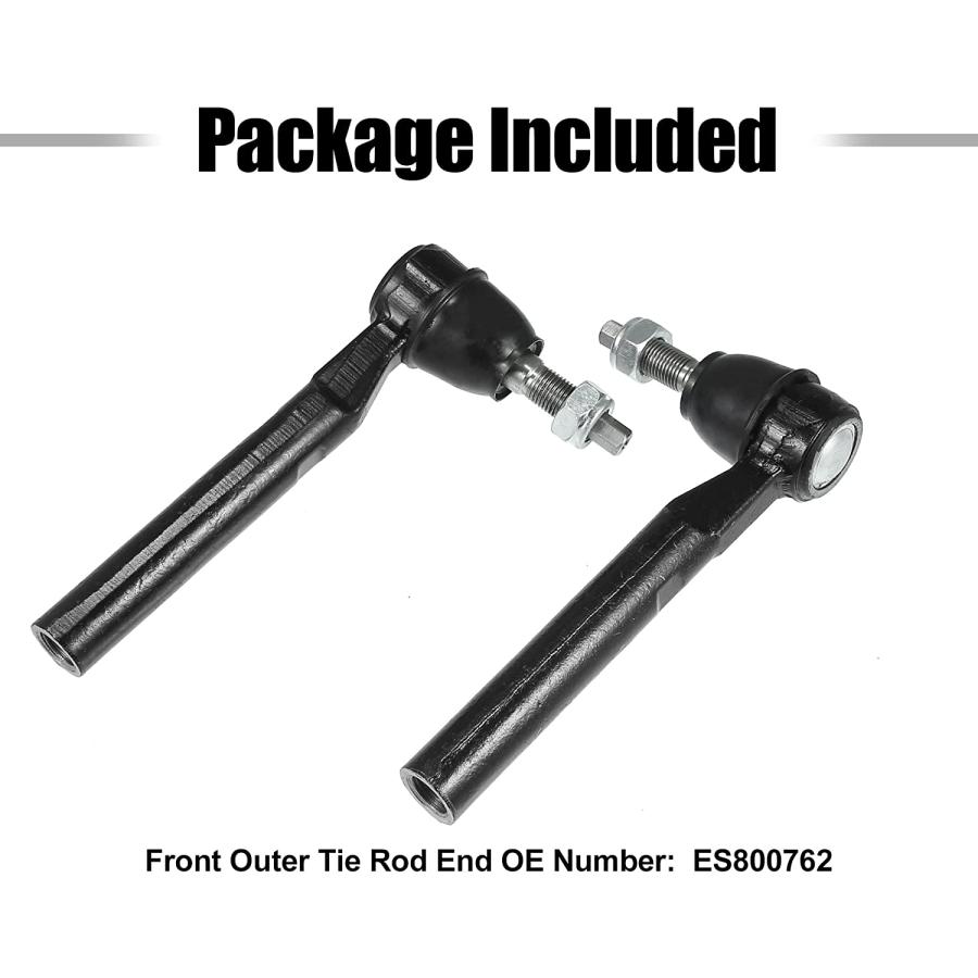 【並行輸入品】 X AUTOHAUX 2pcs Front Outer Tie Rod End Links Suspension Steering P_5