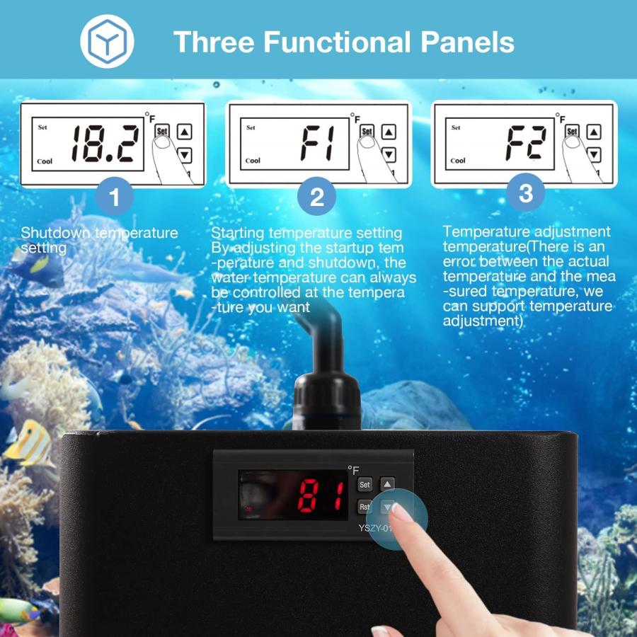Ezcasch 水槽クーラー ウォータークーラ 水槽用クーラー 冷却 Ezcasch 水槽クーラー ウォータークーラ 水槽用クーラー 冷却