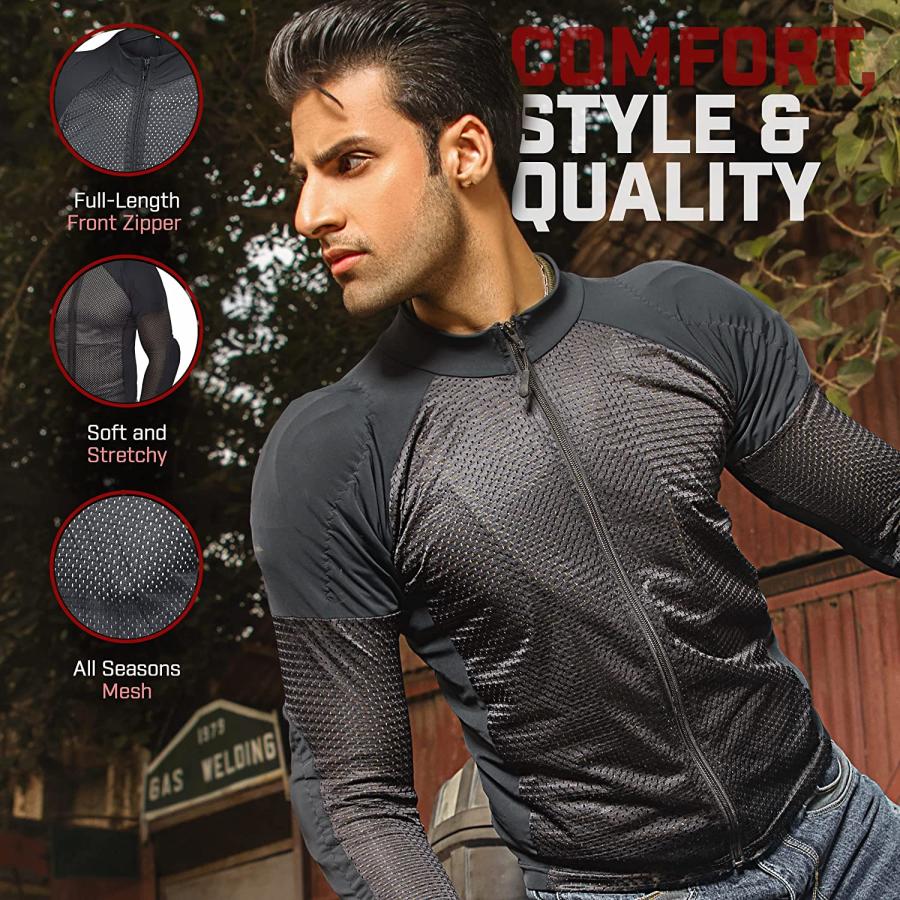 Mens motorcycle deals riding shirts