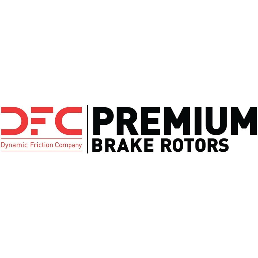 【並行輸入品】 Dynamic Friction Company Front Brake Rotors-Drilled and Slotted-Blaの画像