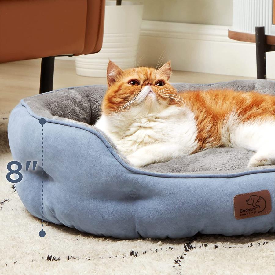 【並行輸入品】 Bedsure Small Dog Bed for Small Dogs Washable - Round Cat Beds for_2
