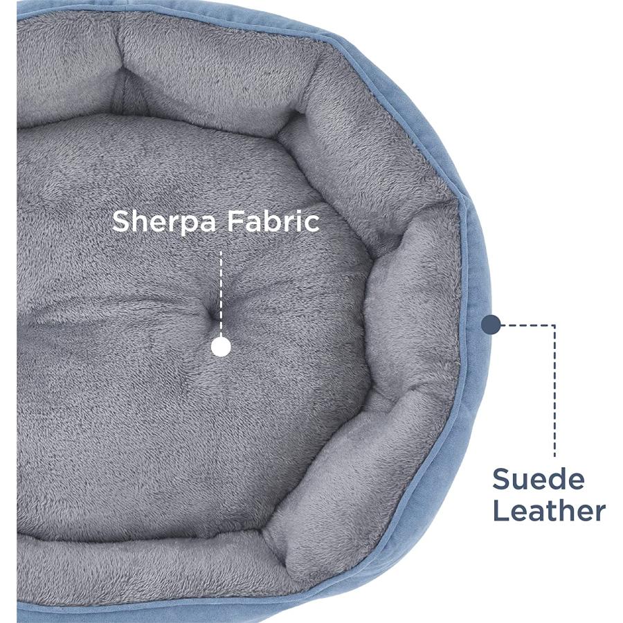 【並行輸入品】 Bedsure Small Dog Bed for Small Dogs Washable - Round Cat Beds for_4