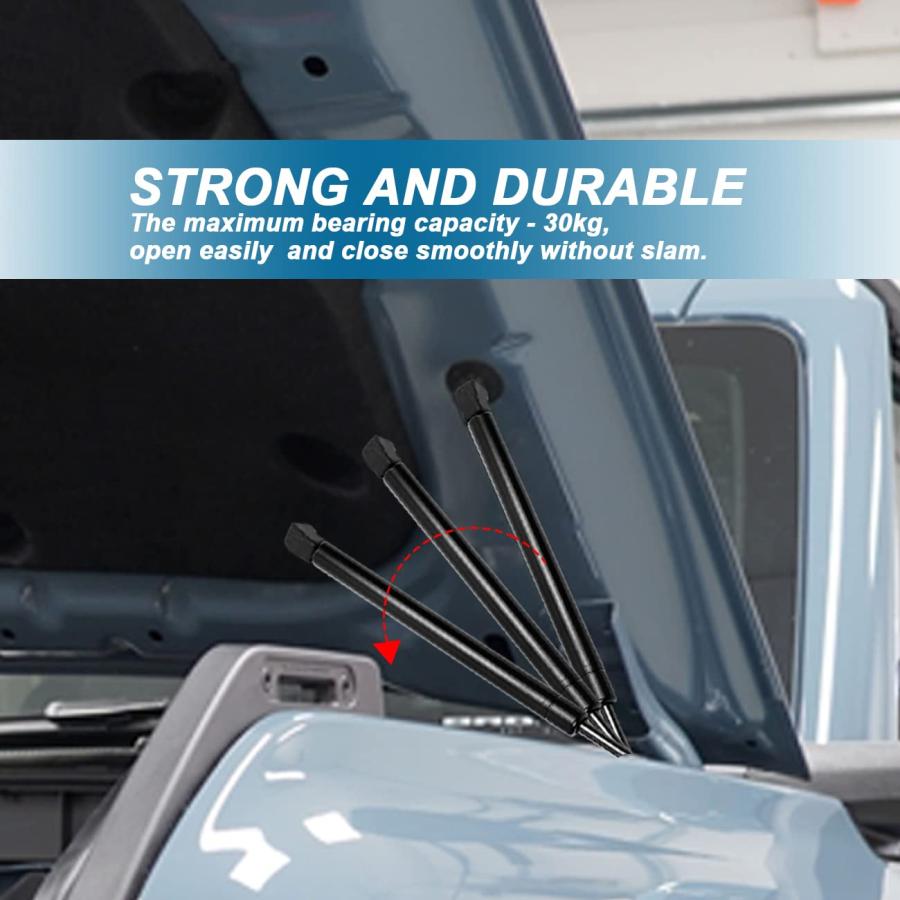 【並行輸入品】 MSIZOY Front Hood Lift Support Struts Compatible with for Ford Bronの画像