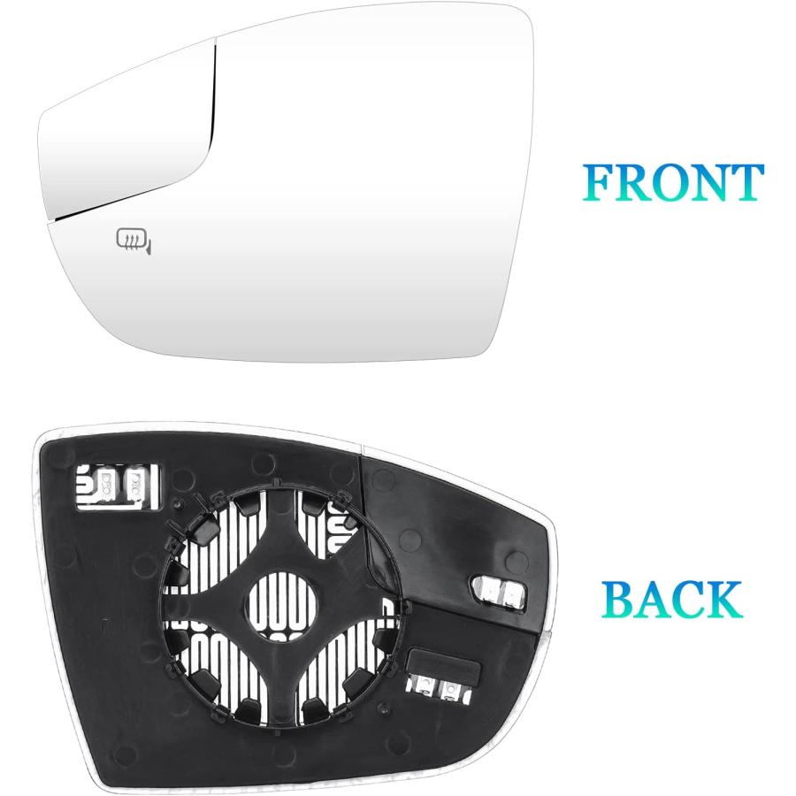 【並行輸入品】 Youxmoto for Ford Focus 2012-2018 Driver Left Heated Side View Mirrの画像
