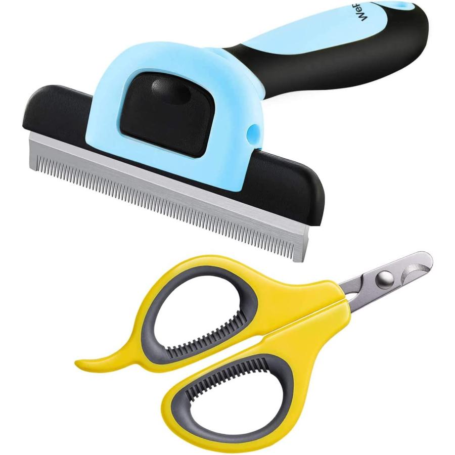 WePet Cat Dog Shedding Tool Pet Deshedding Brush Professional Grooming