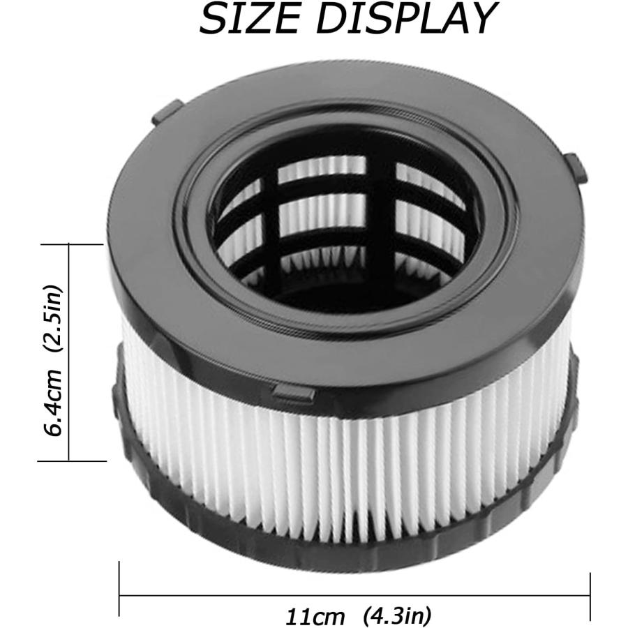 Beilan HEPAフィルター 交換用 DEWALT ウェットドライバキューム DC5151H DC515 DCV517 DCV517B-に対応 クリーニングブラシ2本付き　並行輸入品｜dep-good-choice｜07