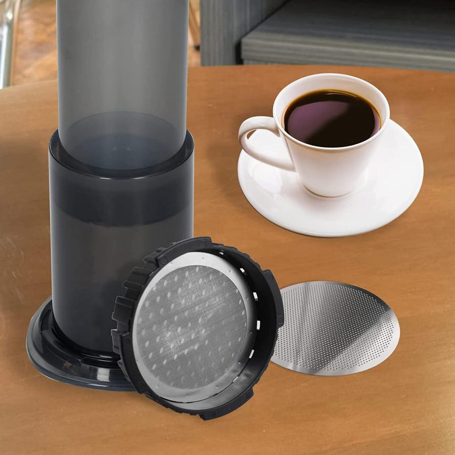Reusable Stainless Steel Coffee Maker Filters with AirFlow Valve