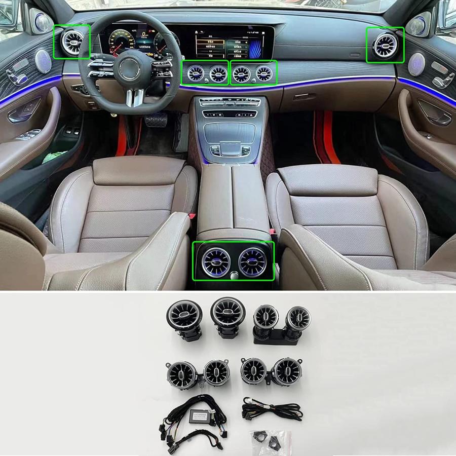 【並行輸入品】 W213 Interior Ambient Light 64 Color for 2017 2018 19 2020 2021 ...