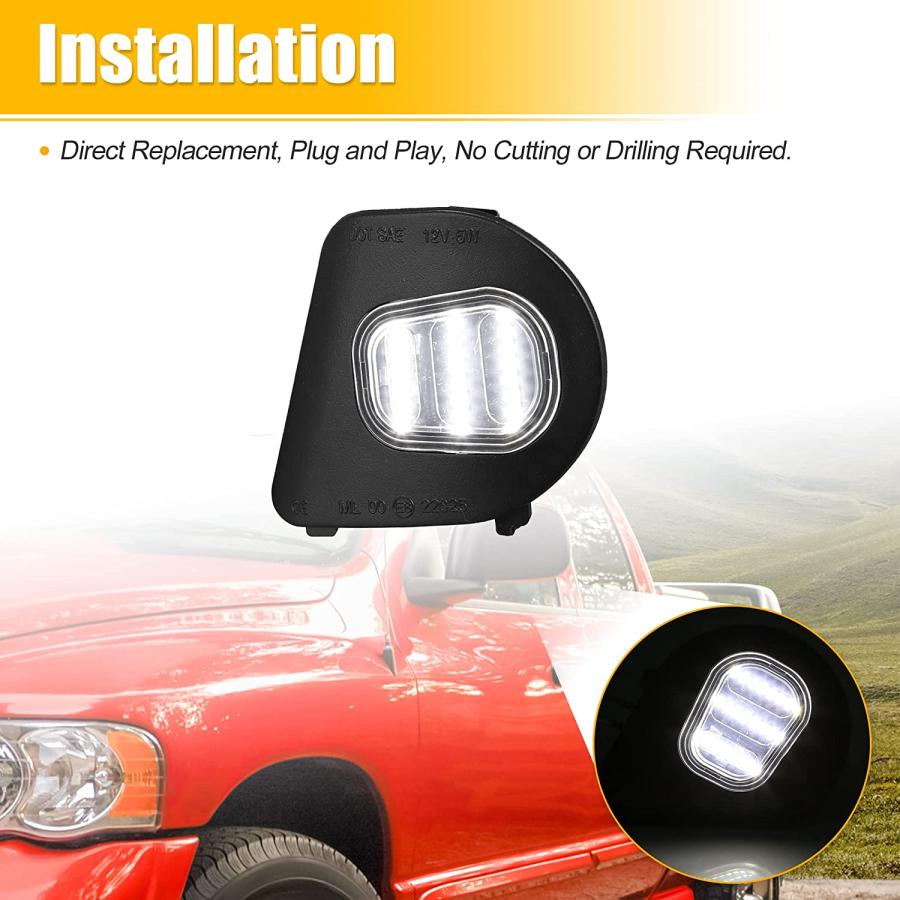 【並行輸入品】 X AUTOHAUX Turn Signal Light for Dodge for Ram 1500 2500 3500 4500の画像
