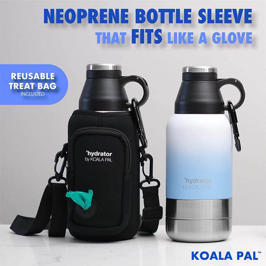 【並行輸入品】 KOALA PAL 32oz Portable Dog Water Bottle w/Bottle Sleeve Strap + D_3