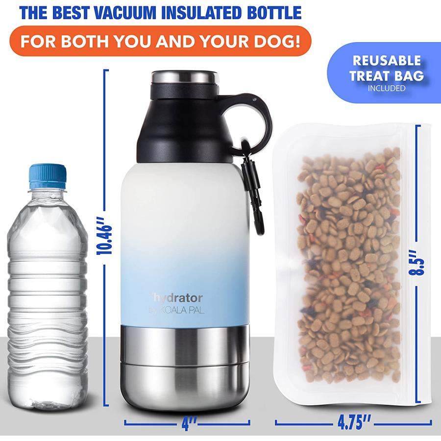 【並行輸入品】 KOALA PAL 32oz Portable Dog Water Bottle w/Bottle Sleeve Strap + D_5