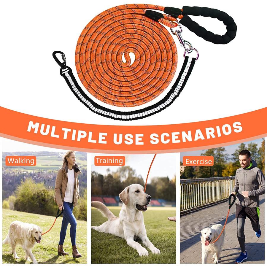 NAZOU 1/2 in Dog Leash 3FT 4FT 5FT 6FT 10FT 15FT 20FT 30FT Heavy Duty