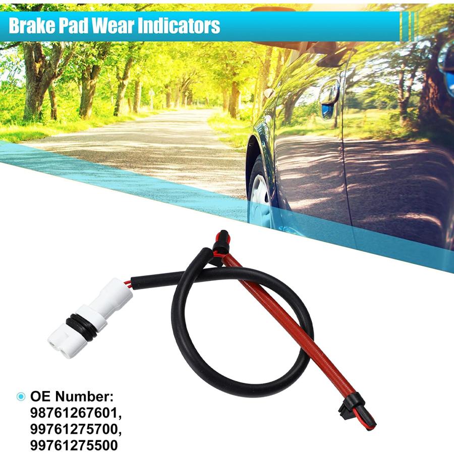 【並行輸入品】 X AUTOHAUX 4pcs 98761267601 99761275700 99761275500 Front Rear Brakの画像