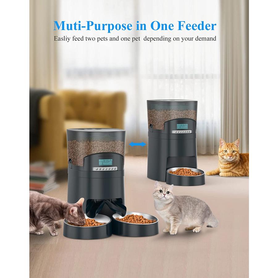 並行輸入品】 HoneyGuaridan 自動給餌器 猫 多頭飼い タイマー式 エサ