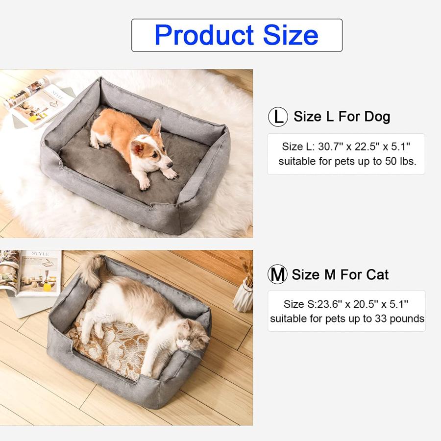 【並行輸入品】 CZPET Cat Bed Pet Bed Medium Size Double Sided Cushion Available in_3