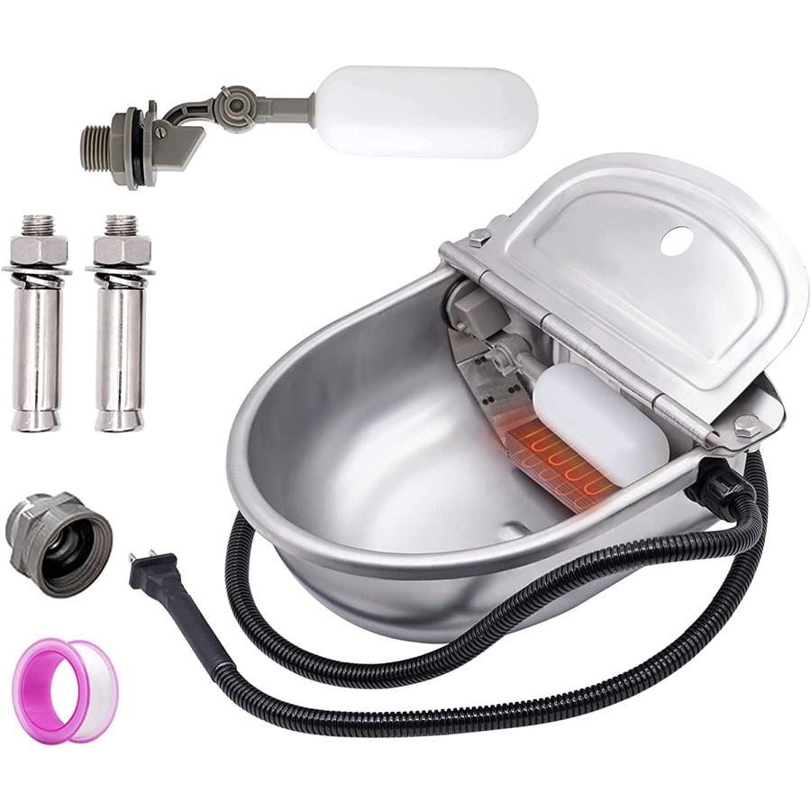 Automatic dog water bowl stainless steel best sale