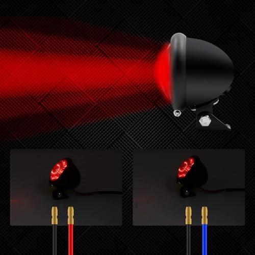 【並行輸入品】 】 Ygmylandbb Motorcycle Tail Light, Universal LED Brake Stop Light