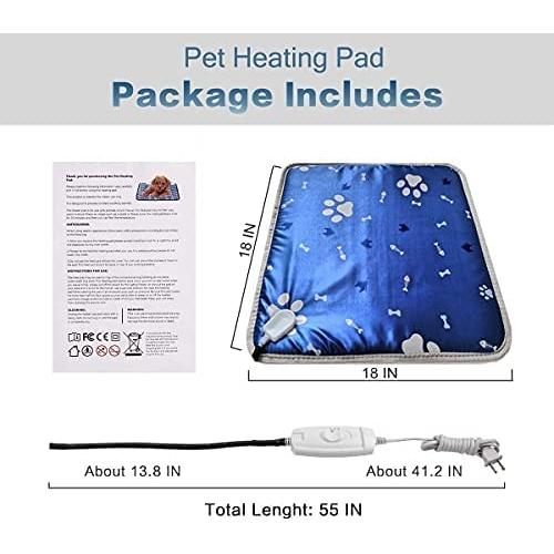 Pet　Heating　Pad　Animals　Electric　Indoor　Pad　for　Dogs　CatsSmall　Heating　W