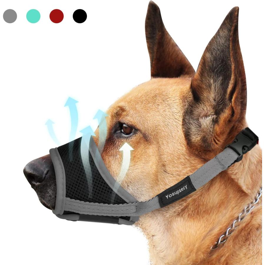 Dog Muzzle Soft Nylon Muzzle for Small Medium Large Dogs Labrador