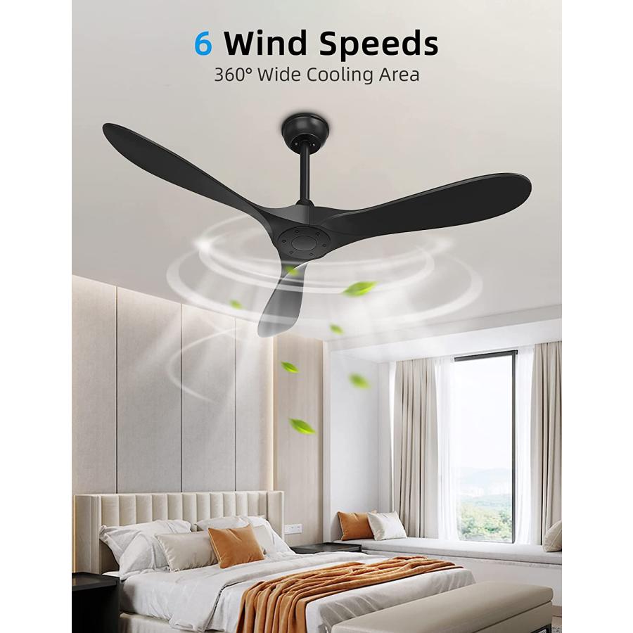 BECLOG Ceiling Fan With Remote Control Indoor /Outdoor Fans BECLOG Ceiling Fan With Remote Control Indoor /Outdoor Fans