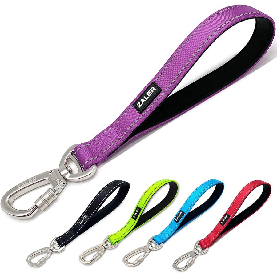 ZALER Short Dog Leash 12 Inches Traffic Leashes for Dogs Nylon