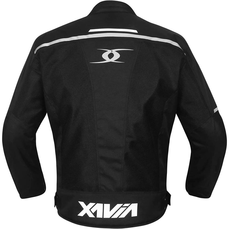 最高品質の素材 XAVIA Air Mesh Motorcycle Racing Jacket For Men With CE Approved Armors (as