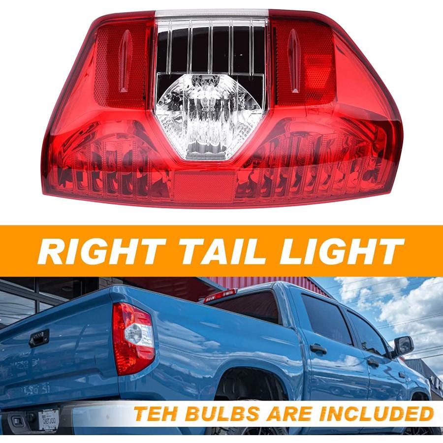 【並行輸入品】 Brake Tail Light Rear Lamp Pickup Housing Compatible With Toyota Tu_2
