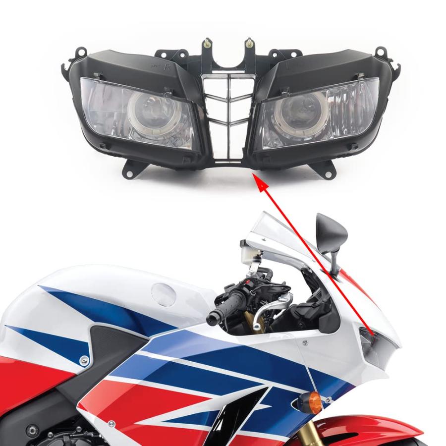 並行輸入品】 】 STLPRO Motorcycle Headlight Headlamp Front Head