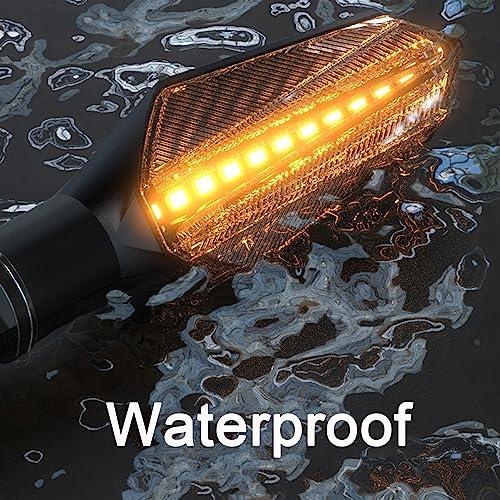 【並行輸入品】 CYDZSW オートバイウィンカーLED2個風呂敷き包み ユニバーサルオートバイブリンカーテールライトキット 末たのもしいリアウィンカー ダー