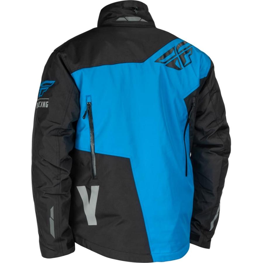 【並行輸入品】 Fly Racing SNX Pro Snow Jacket (Black/Blue, Youth Large)