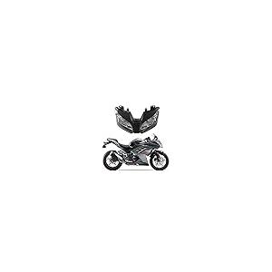 【並行輸入品】 】 Motorcycle Headlight Light Head Lamp Assembly for Kawasaki EX300_2