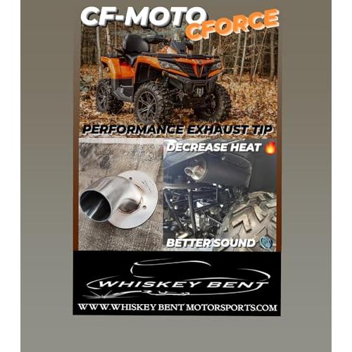 【並行輸入品】 】 Cf Moto Performance Exhaust Tip C force 800 1000 (45 DEGREE BENDの画像