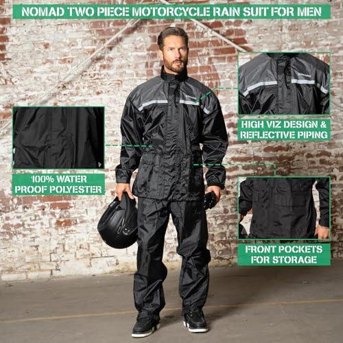 【並行輸入品】 Nomad Rain Suit for Men & Women 2 Piece Waterproof Rain Jacket P_4