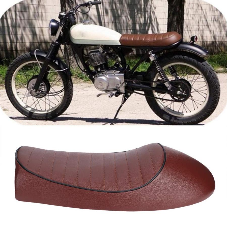 並行輸入品】 ヴィンテージスタイルカフェレーサーオートバイシートは
