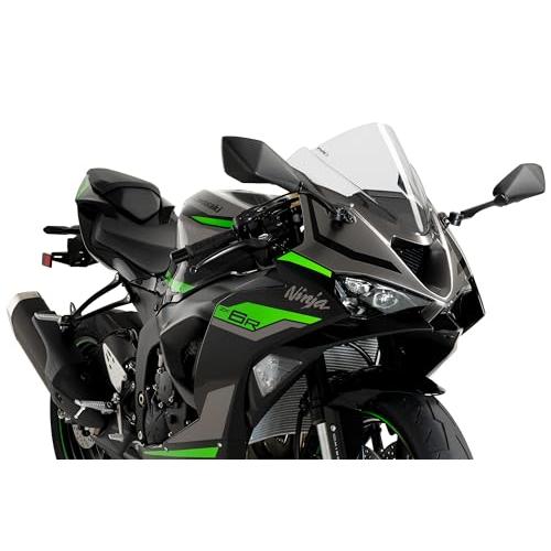 並行輸入品】 Puig Z Racing ドーム 透明 21831W Kawasaki ZX 6R Ninja