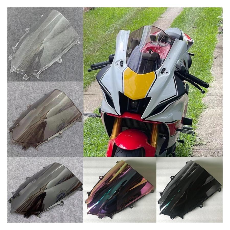 【並行輸入品】 】 jiningxunjun Motorcycle Double Bubble Windshield Sports Windscre_3