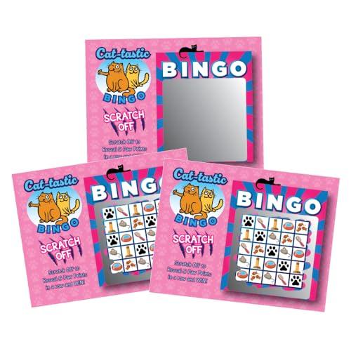 【並行輸入品】 My Scratch Offs 26 Pack Kitty Cat Scratch Off Bingo Card Party F