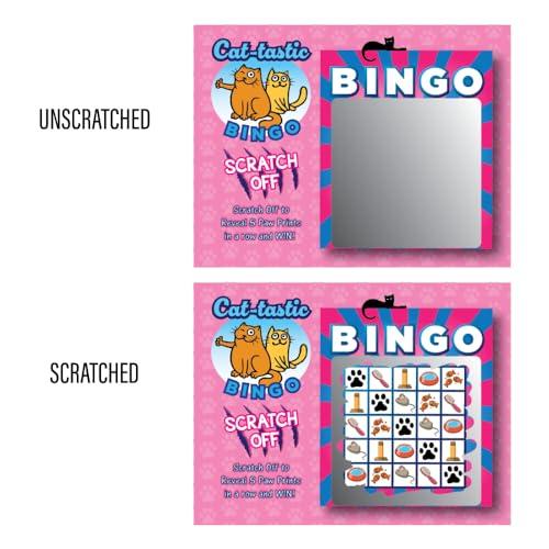 【並行輸入品】 My Scratch Offs 26 Pack Kitty Cat Scratch Off Bingo Card Party F