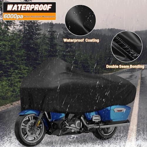 【並行輸入品】 Keyless4U オートバイ ハーフカバー 防水 防風 アウトドア 防塵 ツーリングモデル ロードキング ストリート グライド_7
