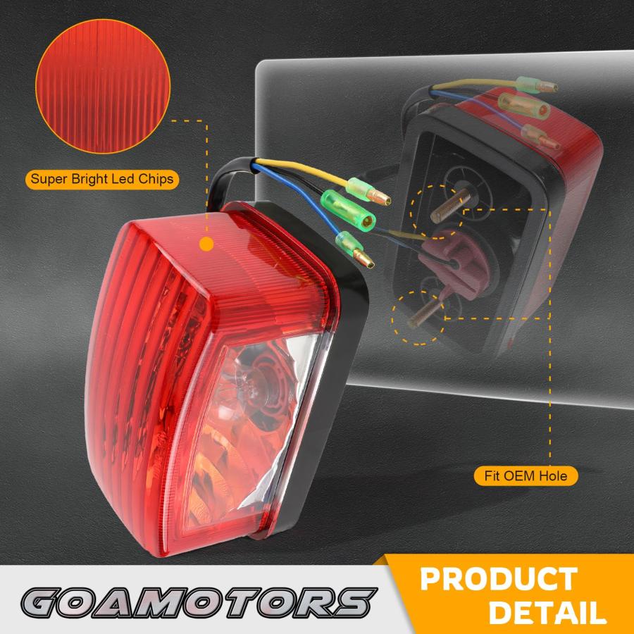 【並行輸入品】 】 GoaMotors 3FA8471001 Rear Brake Tail Light Taillight Compatible