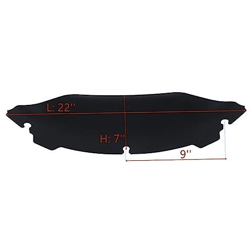 【並行輸入品】 】 AWPWAY 7\" Black Windscreen Windshield For Harley Davidson Limite"_4