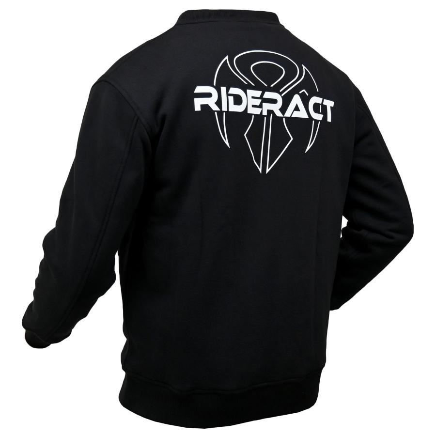 【並行輸入品】 Motorcycle Sweatshirt Black Mens Riding Fleece Shirt Kevlar Line_6