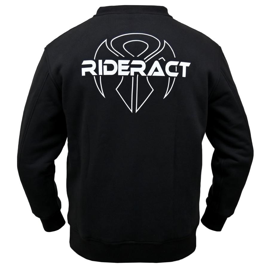 【並行輸入品】 Motorcycle Sweatshirt Black Mens Riding Fleece Shirt Kevlar Line_9