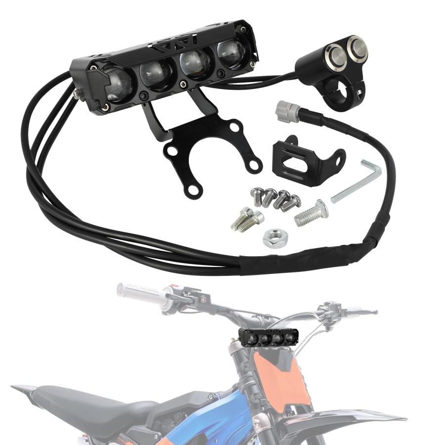 並行輸入品】 IUVWISN ヘッドライトLEDライトバー Surron用、オン/オフ