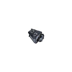 【並行輸入品】 】 AutoXcessories Motorcycle Left Side Saddlebag PU Leather Black S_5