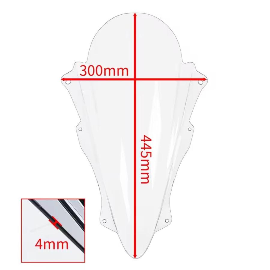 並行輸入品】 】 ZX 25R 4R 4RR Windscreen Windshield Motorcycle