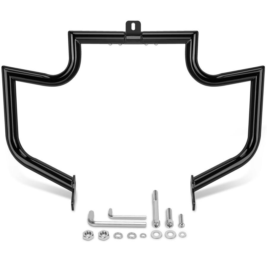 並行輸入品】 】 Eumti Crash Bar Engine Guard Front Highway Flat