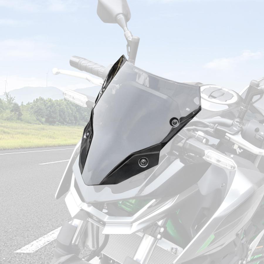 並行輸入品】 VEISUTOR フロントガラス Z500 ABS 2024 2025用 ダーク