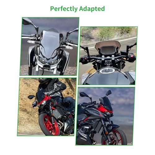 並行輸入品】 VEISUTOR フロントガラス Z500 ABS 2024 2025用 ダーク